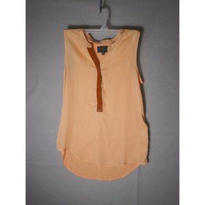 Anthropologie Sunday In Brooklyn Anhinga Tunic Top Peach Size M